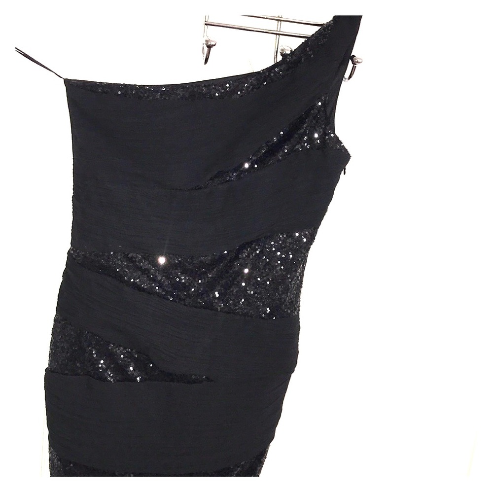 Black sequin dress!